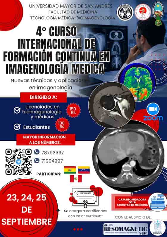 4to Curso internacional de formación continua en imagenología médica